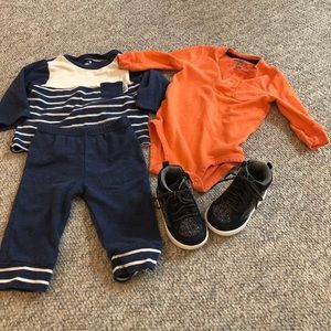 12 month size baby clothing bundle